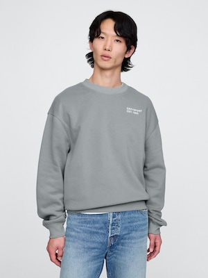 GAP SPORTロゴ クルーネックスウェット・トレーナー