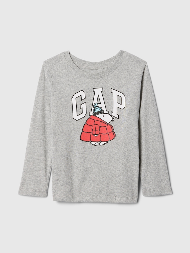 babyGap | ピーナッツ GAPロゴTシャツ-0