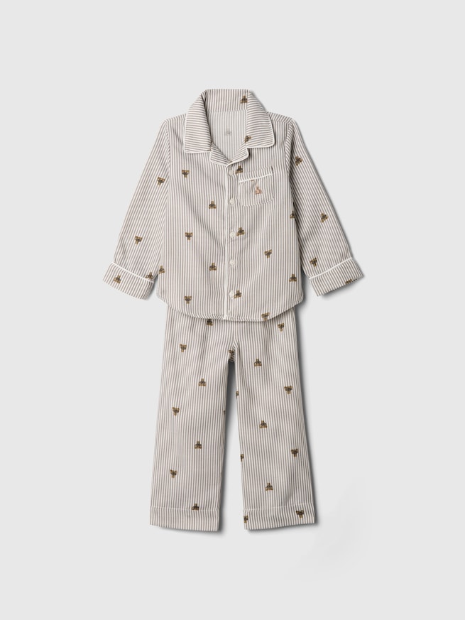 babyGap リサイクル フランネル パジャマセット-1