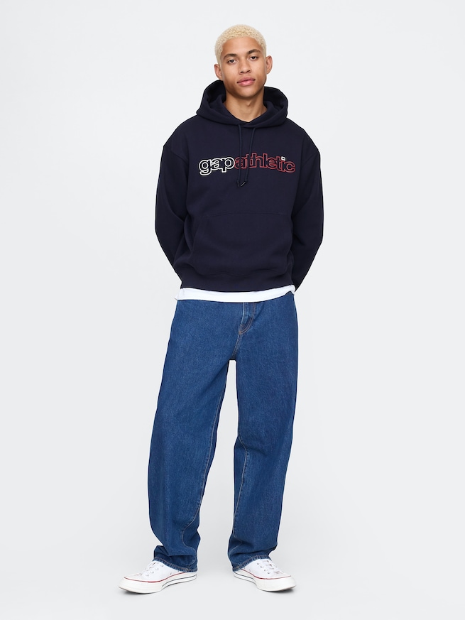 ヴィンテージソフト オーバーサイズ GAP Athleticロゴ パーカー-2