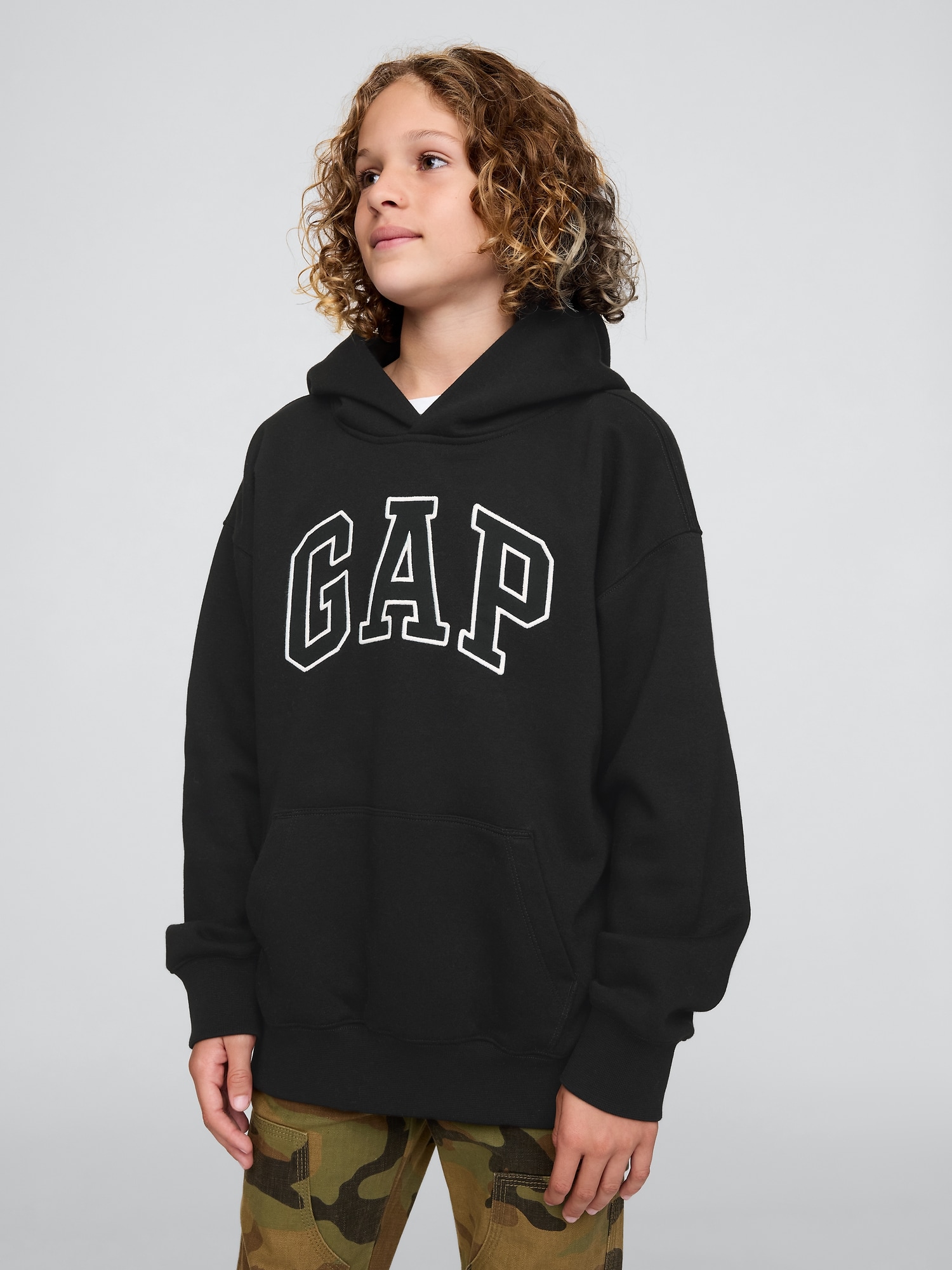 Kids VintageSoft  Logo Hoodie