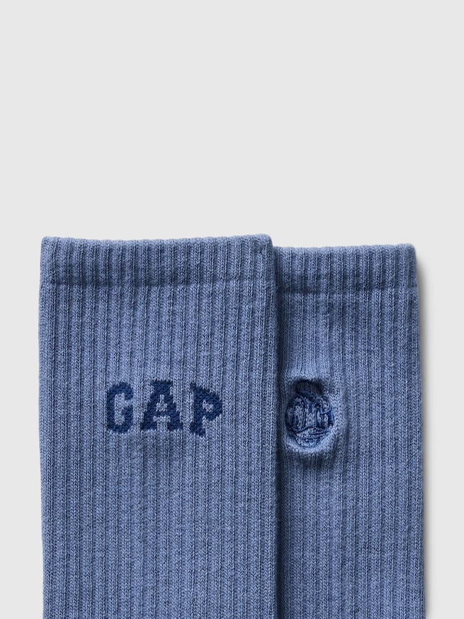 Gap × ディズニー GAPロゴ クルーソックス-1