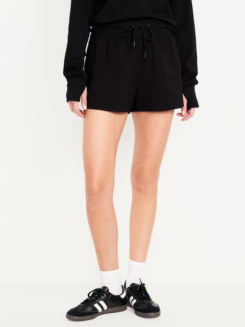 Extra High-Waisted Dynamic Fleece Sweat Shorts