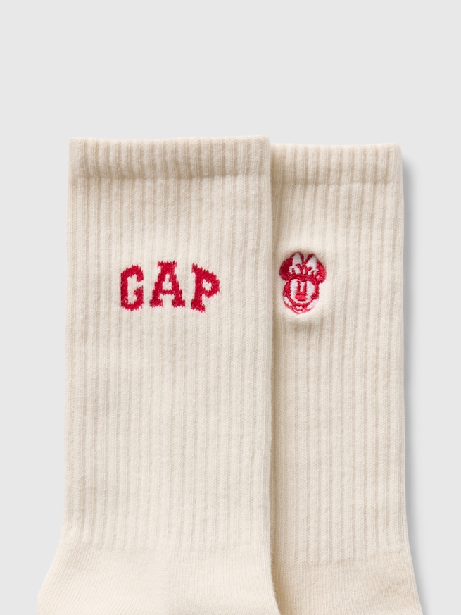 Gap × ディズニー GAPロゴ クルーソックス-1