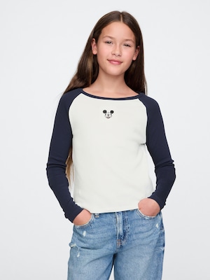 Gap × ディズニー ラグラン キャラクターTシャツ (キッズ)