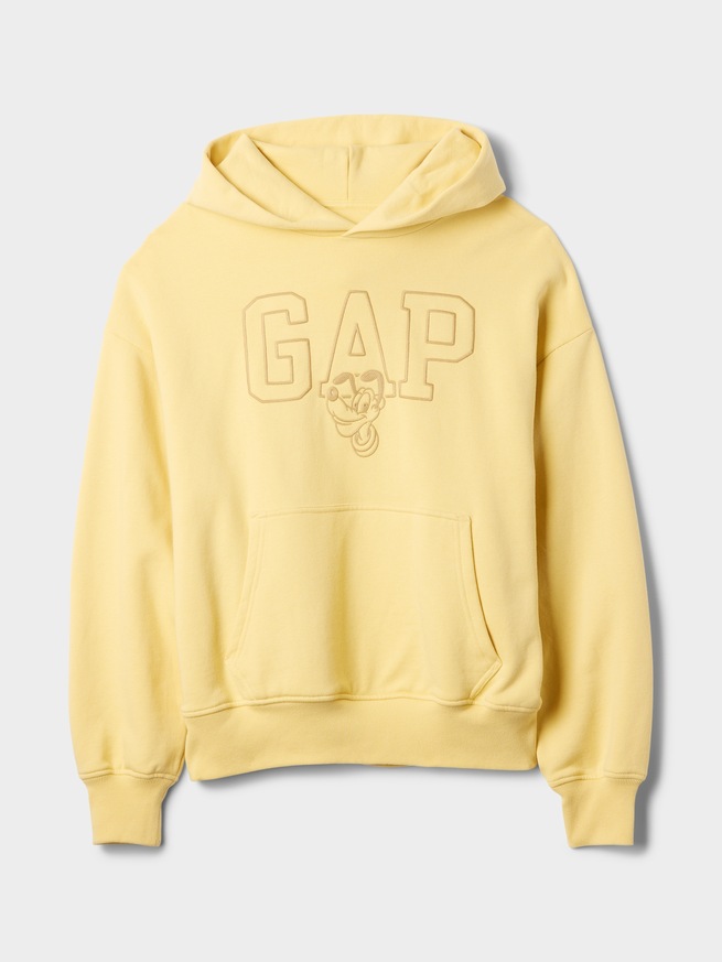 Gap &times; ディズニー オーバーサイズ GAPロゴパーカー (大人)-5