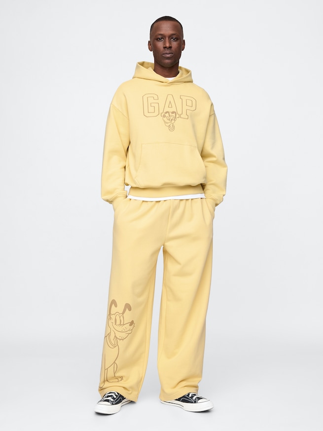 Gap &times; ディズニー オーバーサイズ GAPロゴパーカー (大人)-3