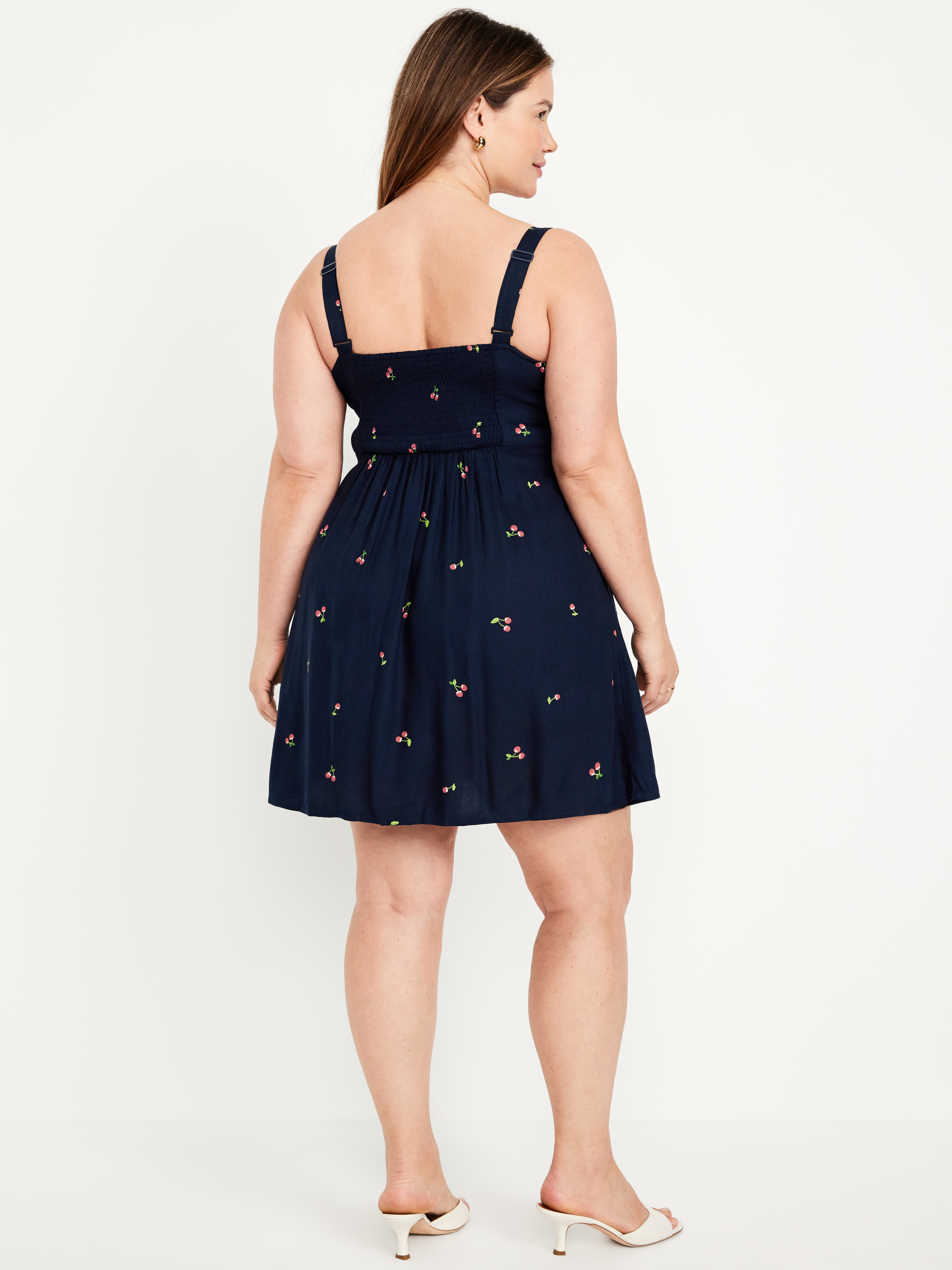 Fit & Flare Crepe Mini Dress | Old Navy Fit & Flare Crepe Mini Dress | Old Navy