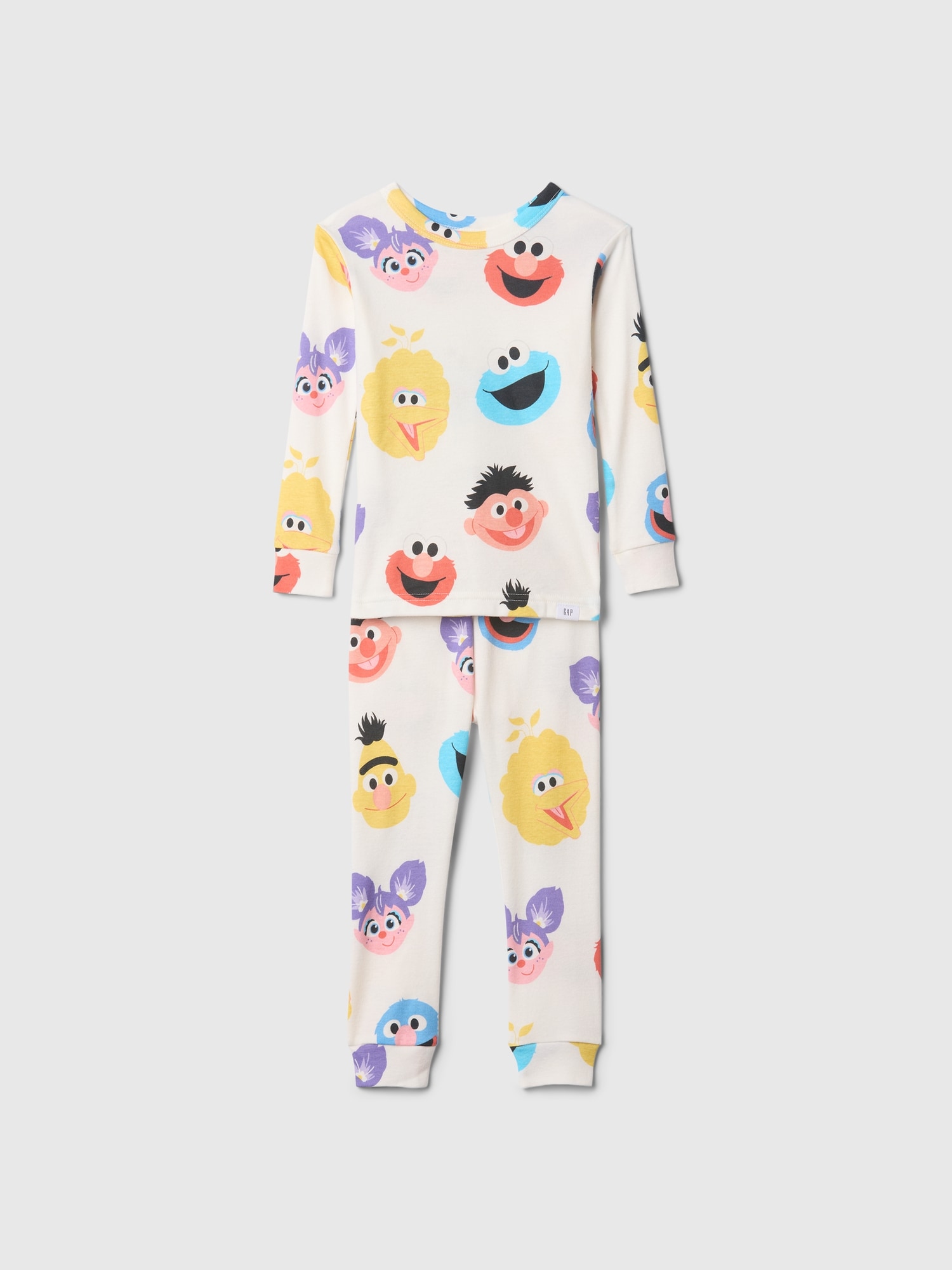 PYJAMA EN COTON BIOLOGIQUE BROSSÉ SESAME STREET POUR BÉBÉ ET TOUT-PETIT