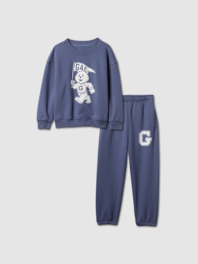 babyGap ビンテージソフト アスレチックロゴ スウェットセット-0