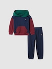 babyGap カラーブロック パーカー スウェットセットアップ-0