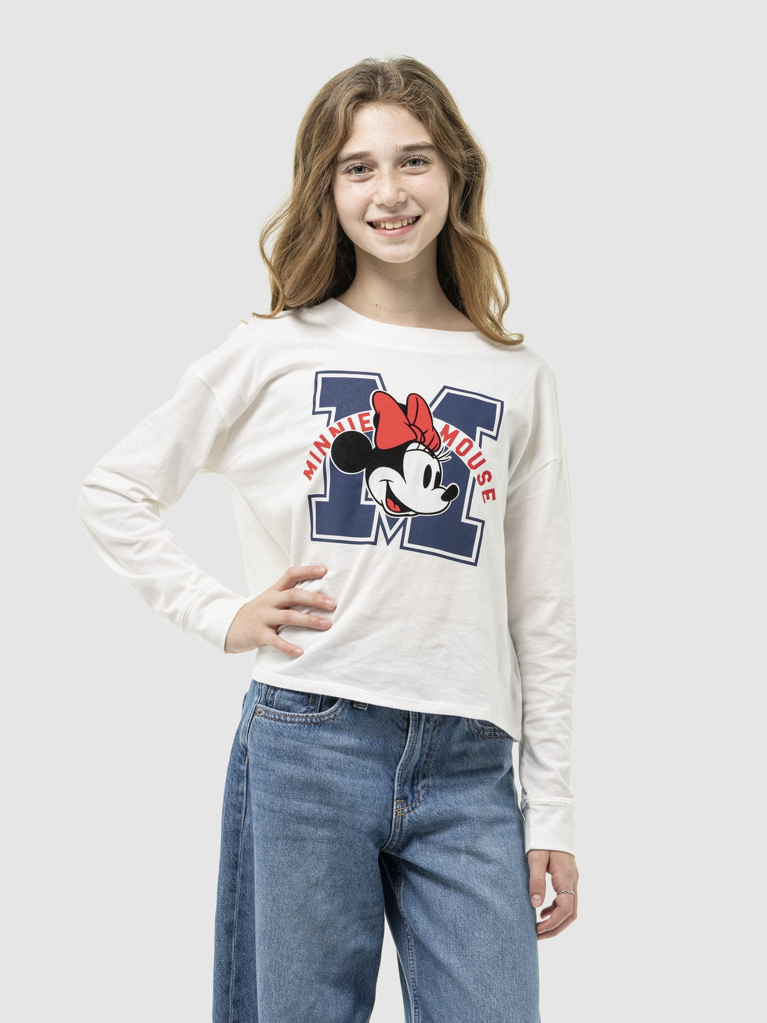 Gapkids ディズニー ミニーマウス オーバーサイズ グラフィックtシャツ