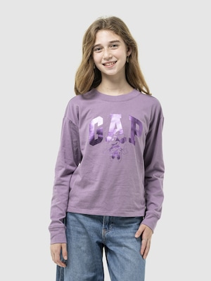 Gap x ディズニー オーバーサイズ GAPロゴ Tシャツ (キッズ)