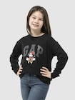 Gap x ディズニー オーバーサイズ GAPロゴ Tシャツ (キッズ)-0