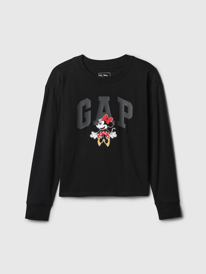 Gap x ディズニー オーバーサイズ GAPロゴ Tシャツ (キッズ)-2