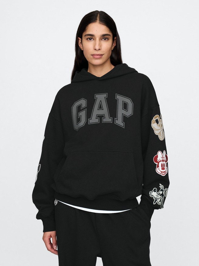 Gap × ディズニー オーバーサイズ GAPロゴパーカー (大人)
