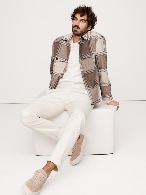 CHINO LIBERTÉ DE MOUVEMENT ULTRA-ÉTROIT - Blanc