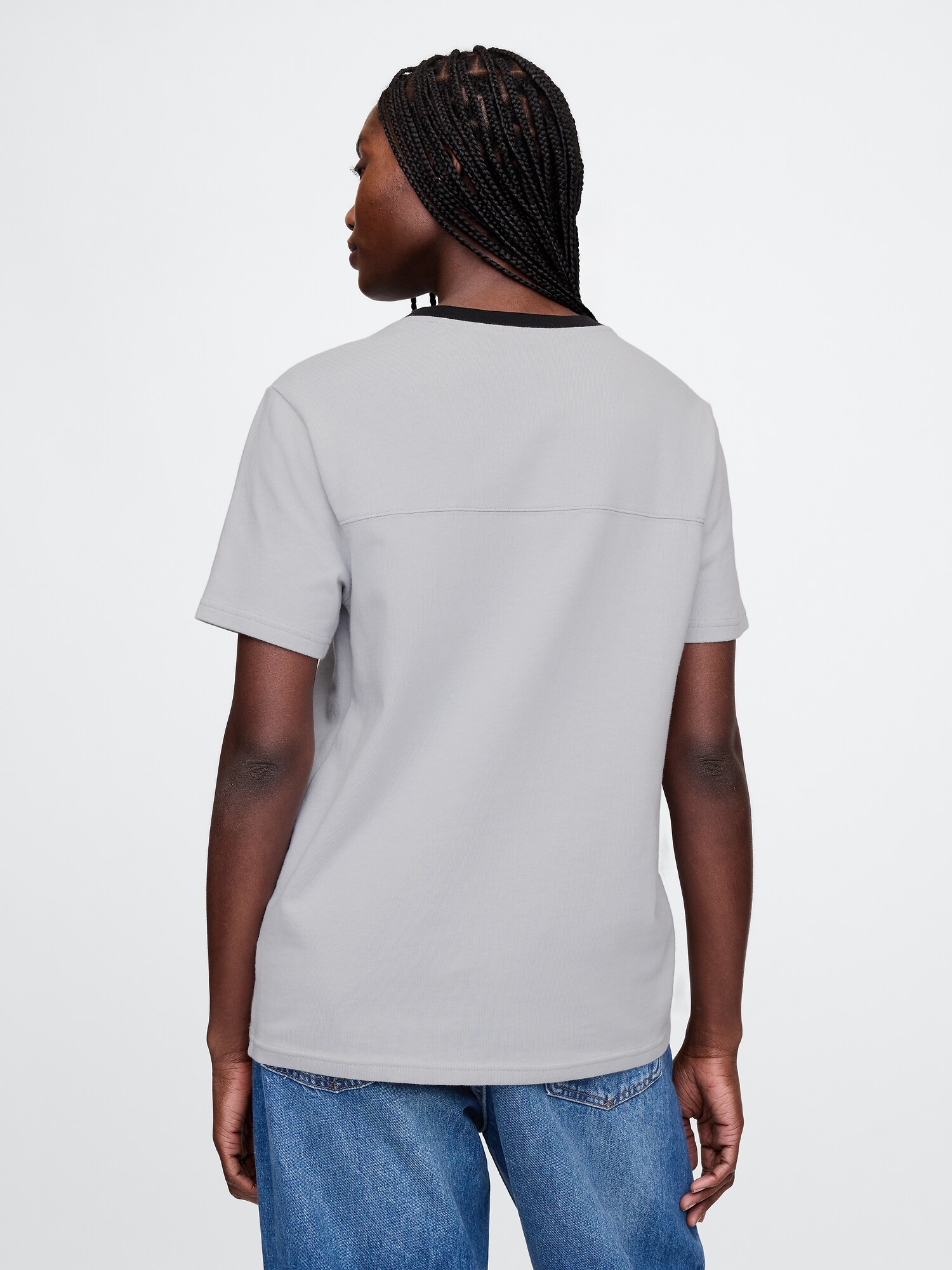 Gap × ディズニー バーシティスタイル GAPロゴTシャツ-1