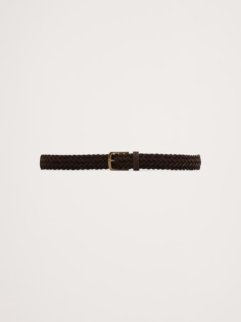 Braided Suede Belt