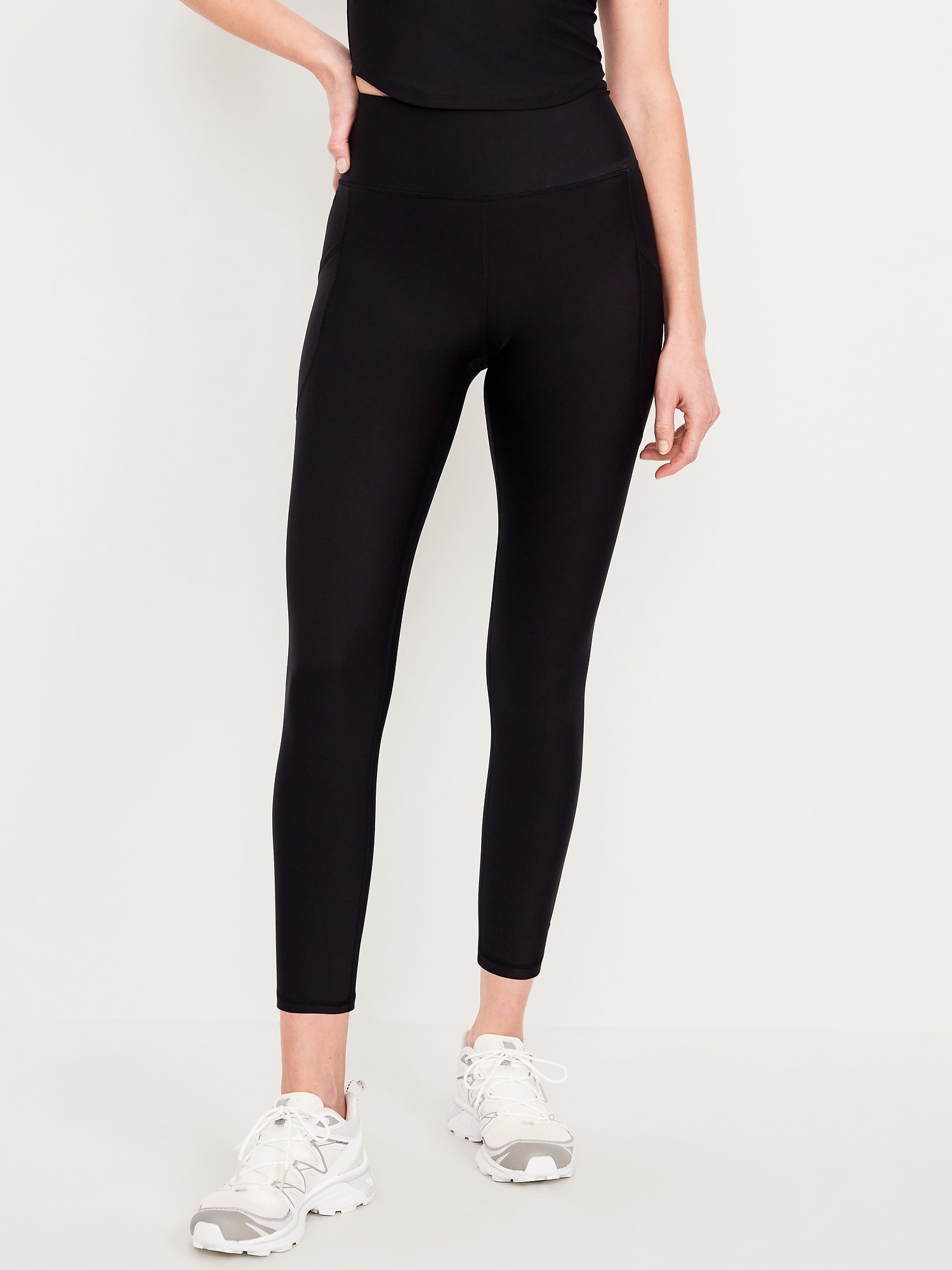 LEGGING POWERSOFT À POCHE À TAILLE HAUTE LONGUEUR 3/4, ENTREJAMBE DE 58,5 CM