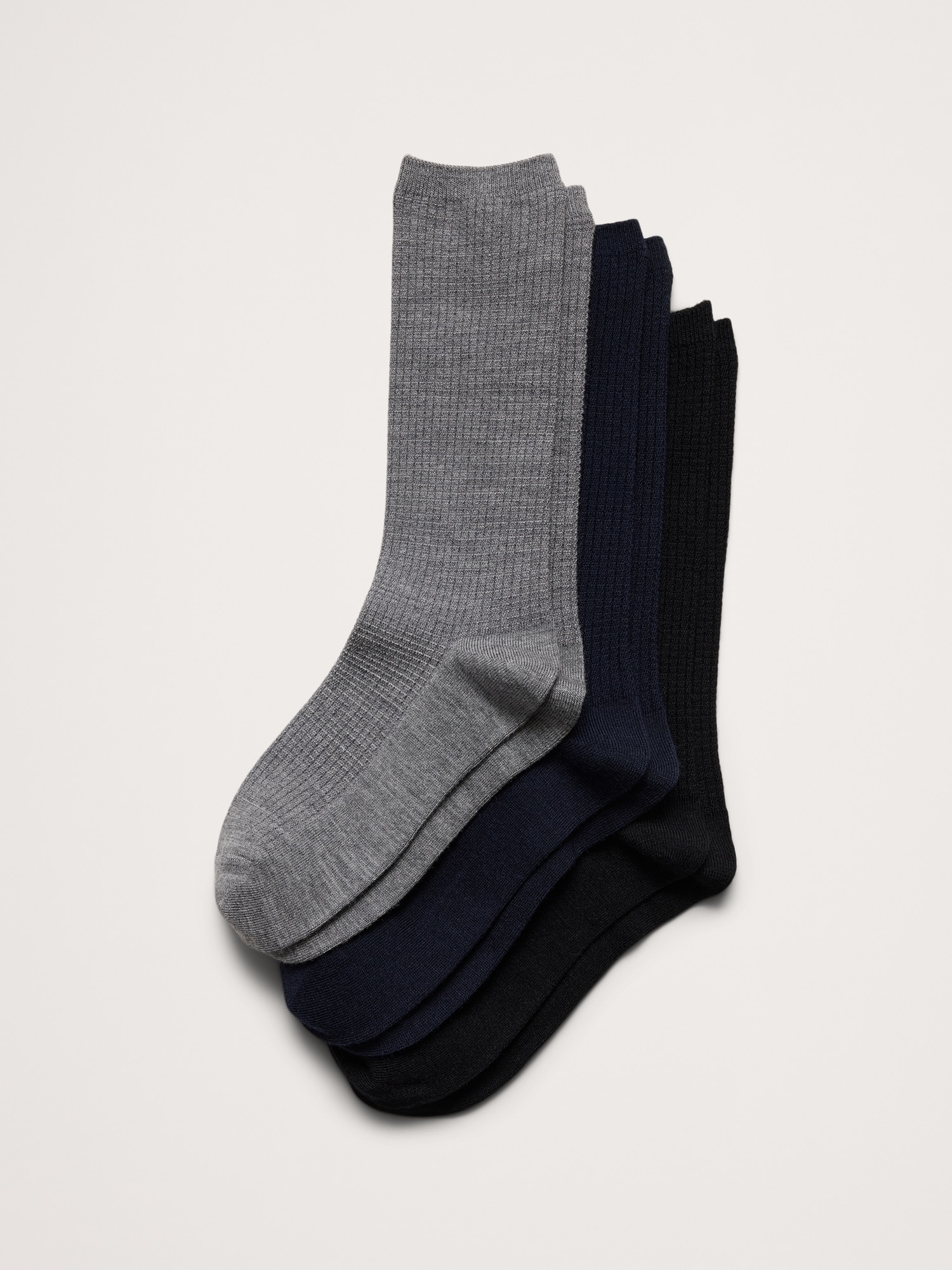 CHAUSSETTES EN LAINE MÉRINOS RESPIRANTE (PAQUET DE 3 PAIRES)