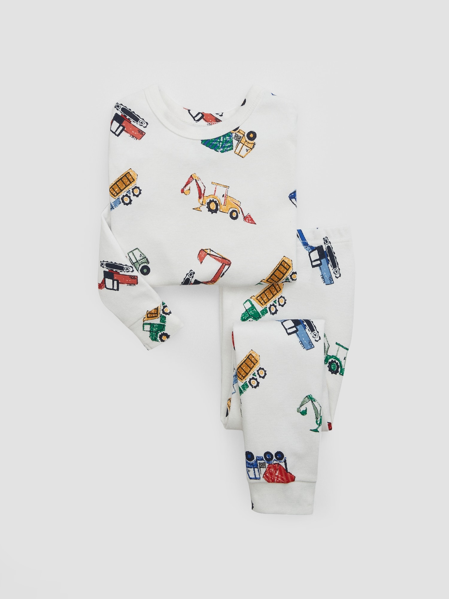 babyGap 100% Organic Cotton Digger Truck PJ Set