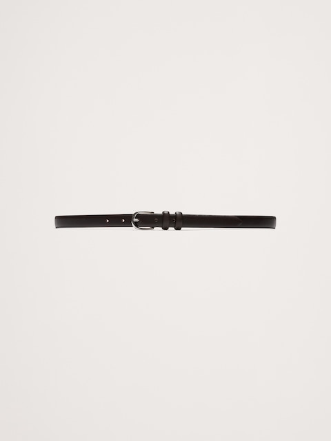 Slim Leather Belt