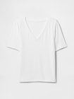 モダン VネックTシャツ-4