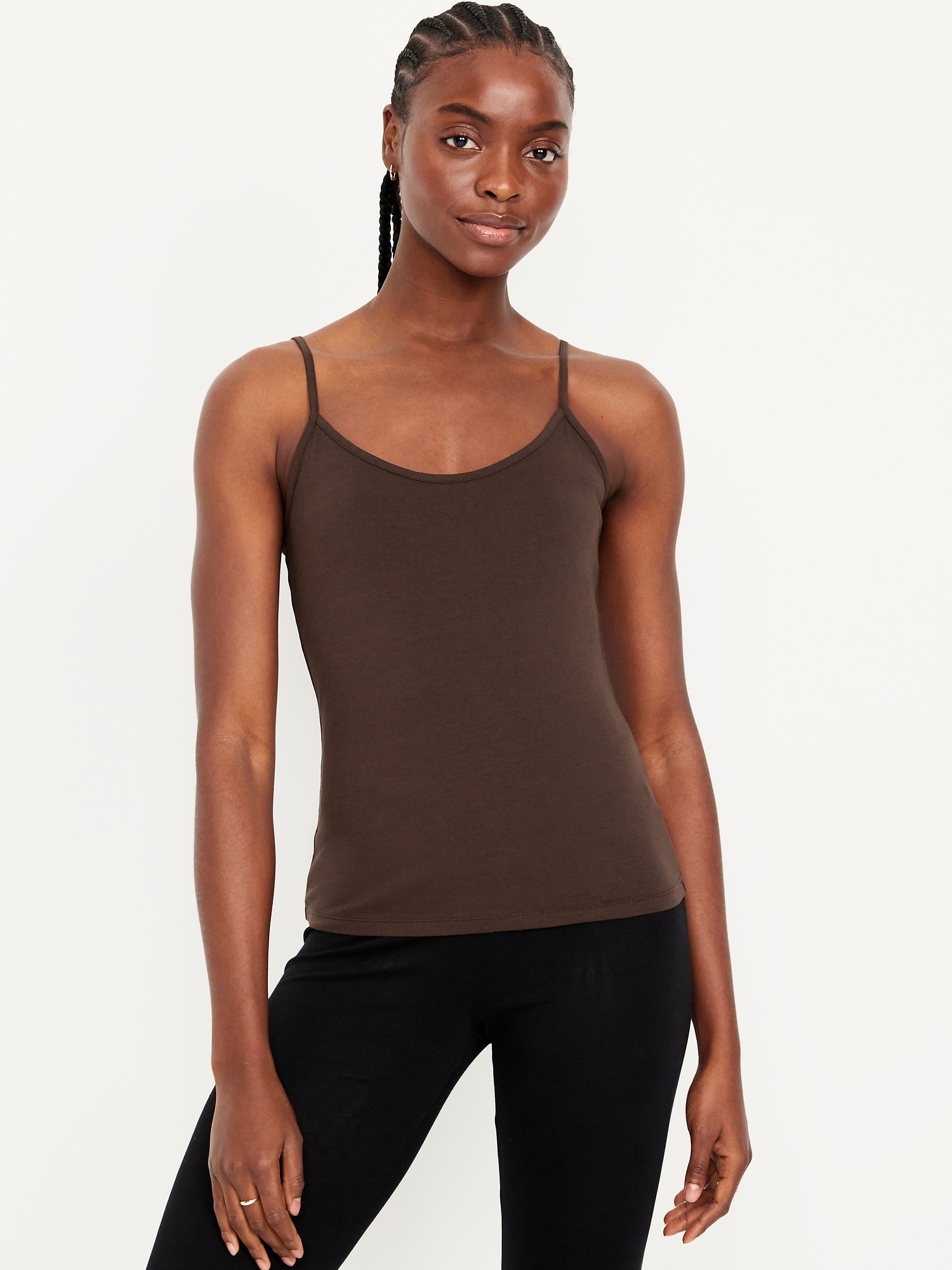 jens 未使用 イェンス LAYER TANKTOP タンクトップ ブラウン Long Tanks For Layering | Old Navy
