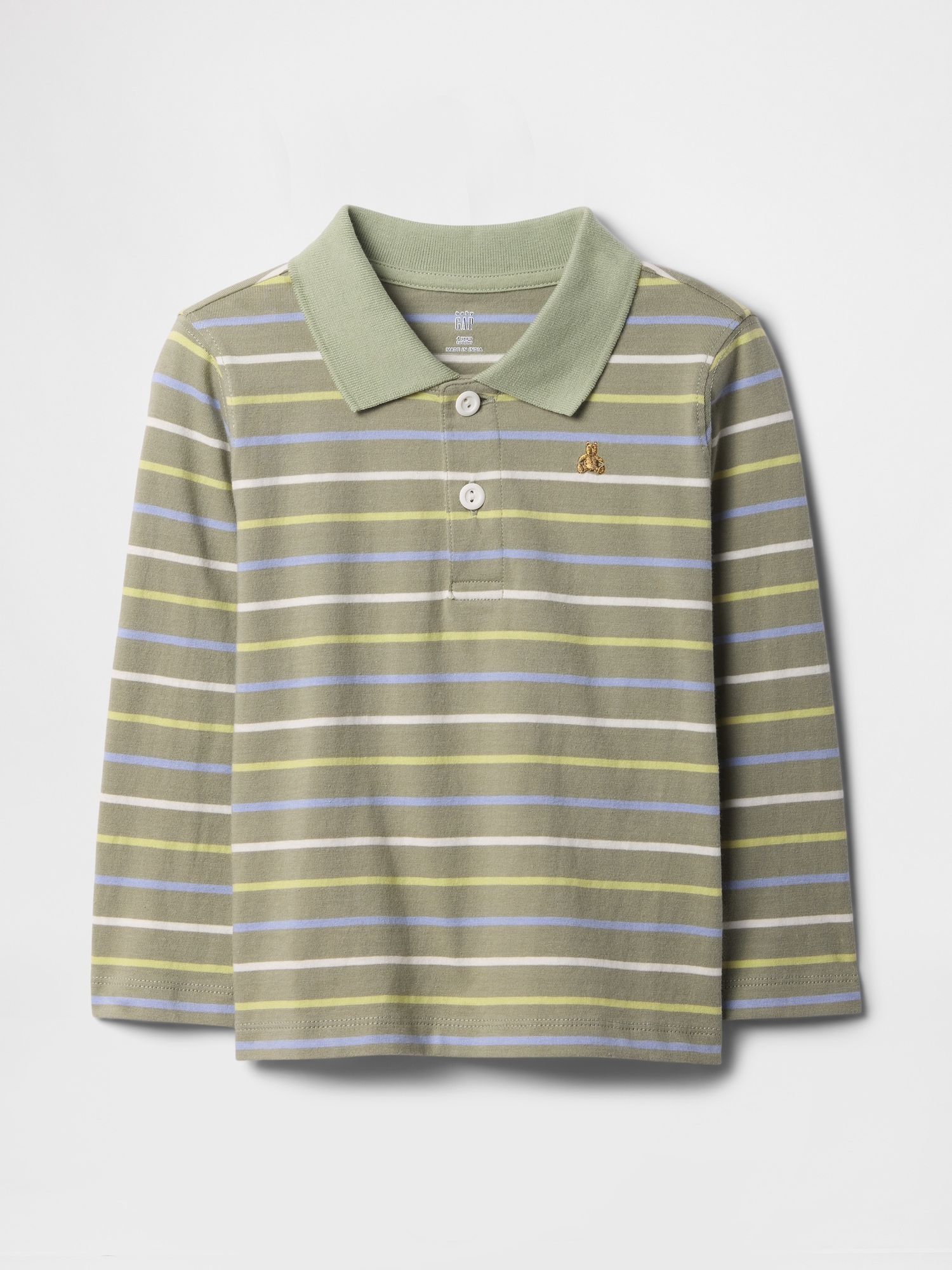 babyGap ストライプ ポロシャツ-0