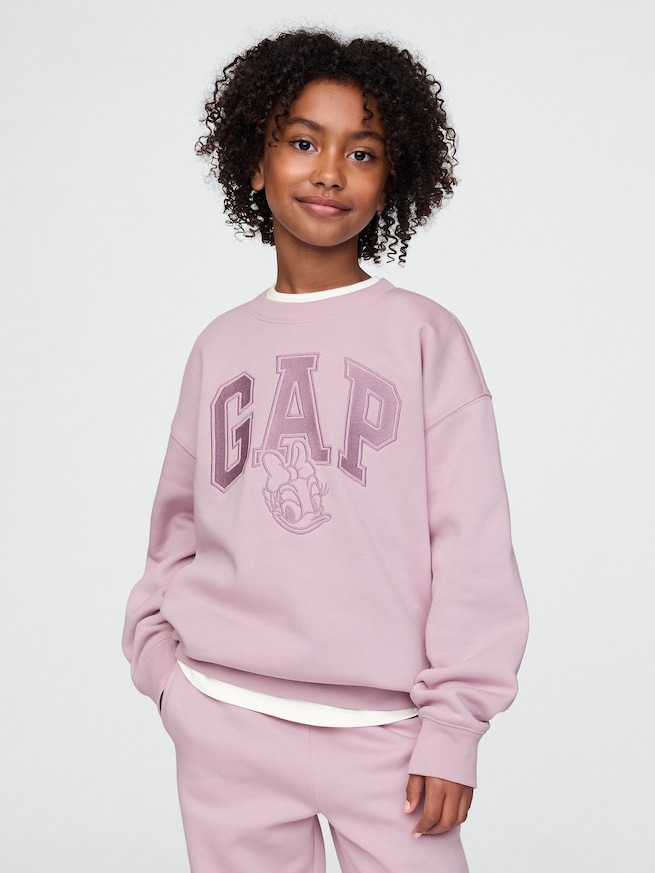 Gap × ディズニー ヴィンテージソフト GAPロゴ スウェット・トレーナー (キッズ)-1