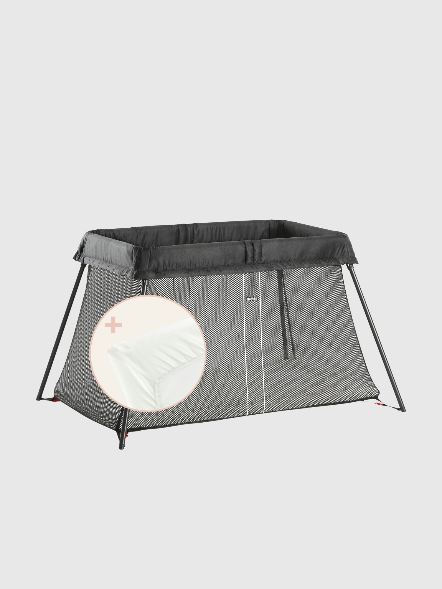 BabyBjorn Travel Crib Light and Fitted Sheet Bundle Pack