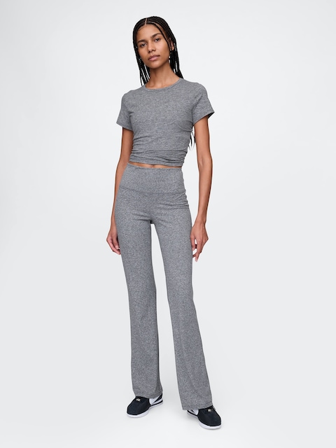 GapFit Smooth High Rise Jersey Flare Leggings
