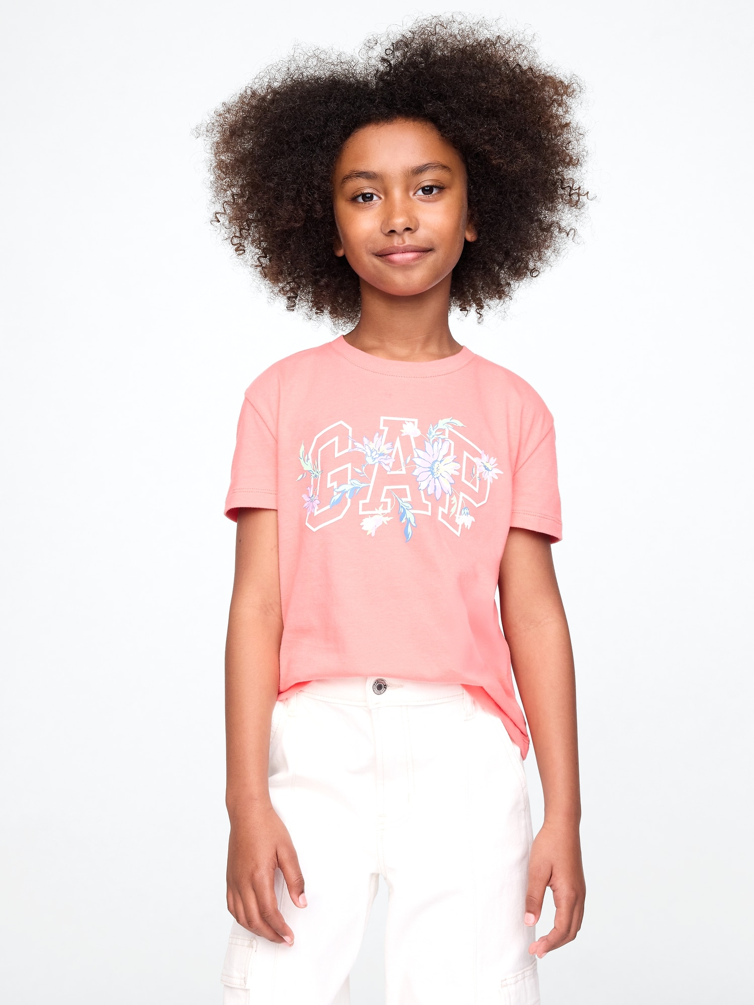 Gap GAPロゴ グラフィックTシャツ (キッズ)