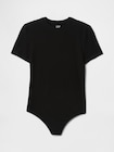 クローズニット ジャージーTシャツ ソングボディスーツ-3