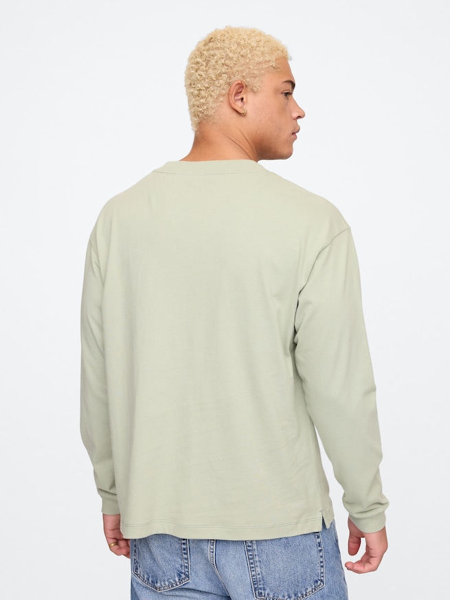 ヴィンテージソフト ボクシー ポケットTシャツ-1
