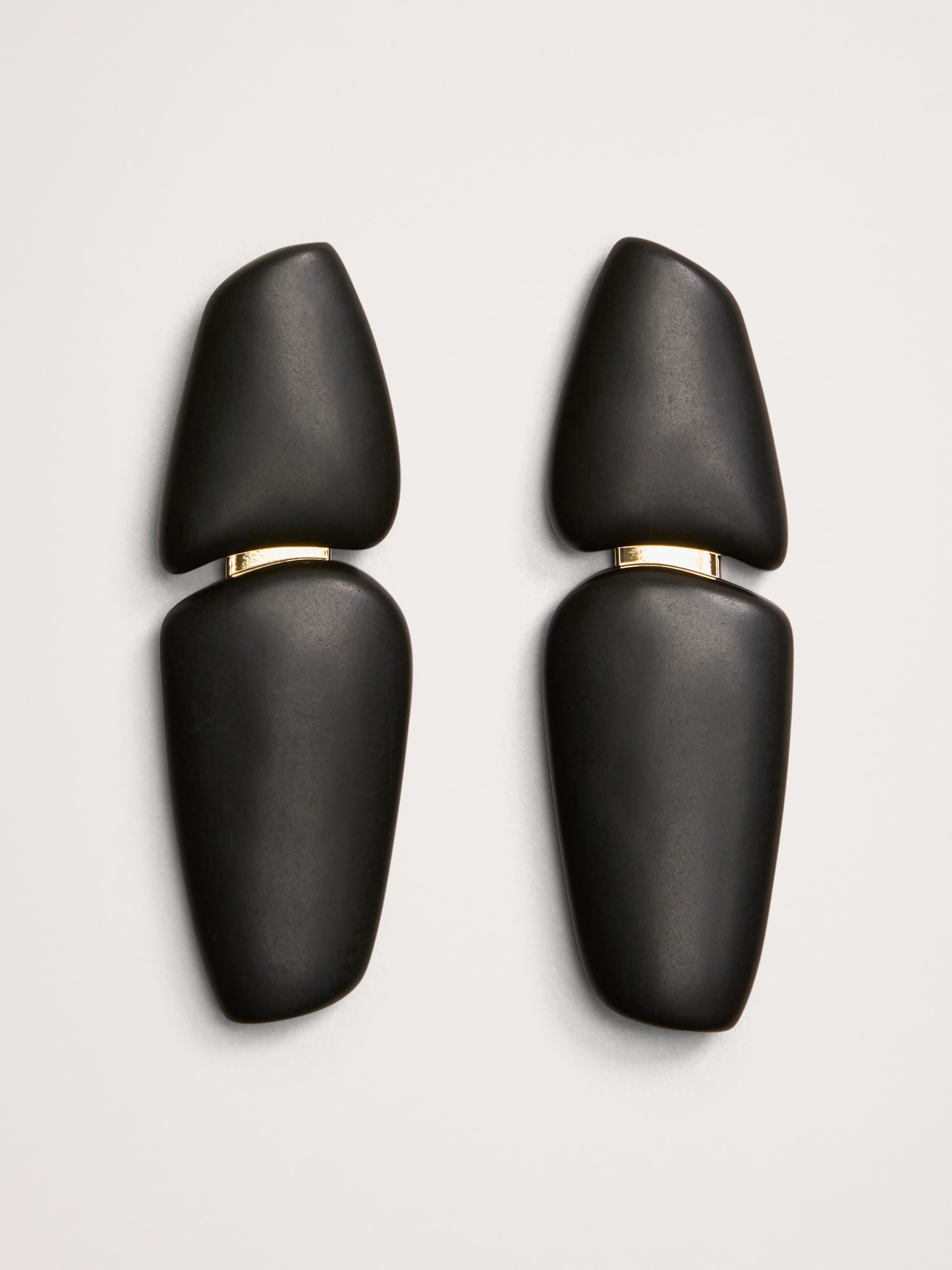 Shapes Double Tab Earrings by Aureus + Argent
