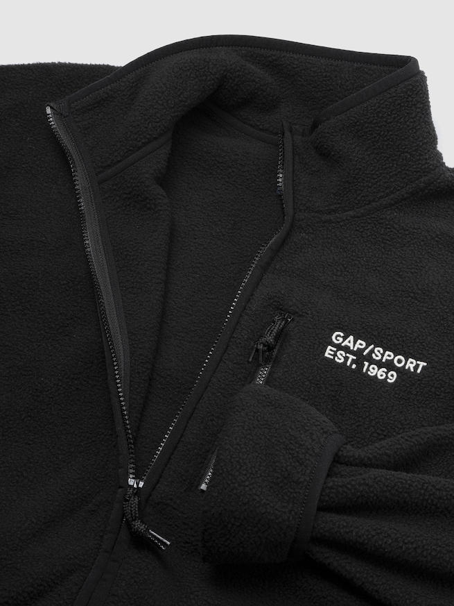 GAPロゴ アークティック フリース ジップアップジャケット-5