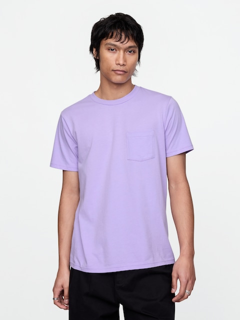 Adult Organic Cotton Pocket T-Shirt