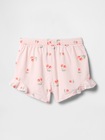 babyGap ツイル ラッフルフリル プルオン ショートパンツ-1
