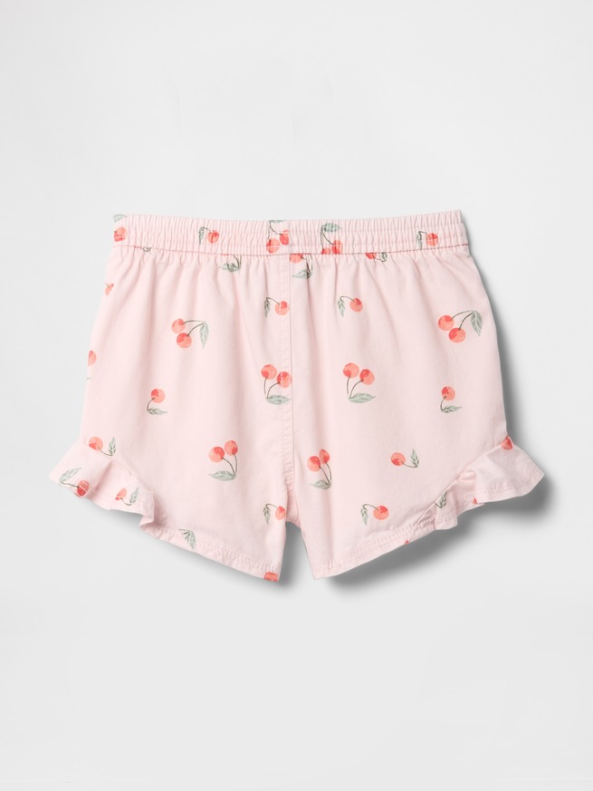 babyGap ツイル ラッフルフリル プルオン ショートパンツ-1