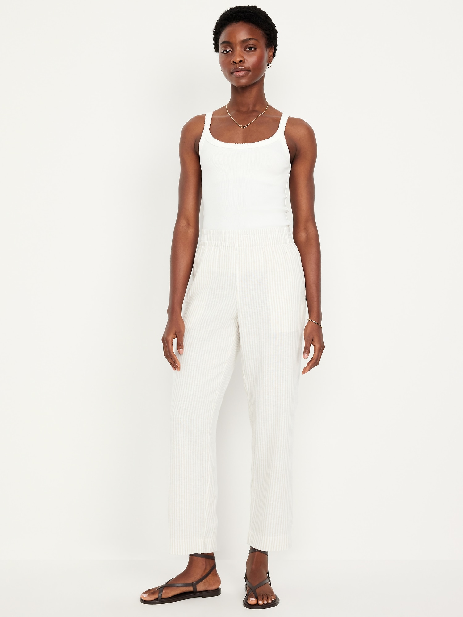 chinese dress ladies THE LINEN LOW RISE PANT main image 0