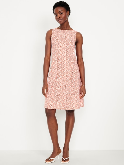 Sleeveless Mini Swing Dress