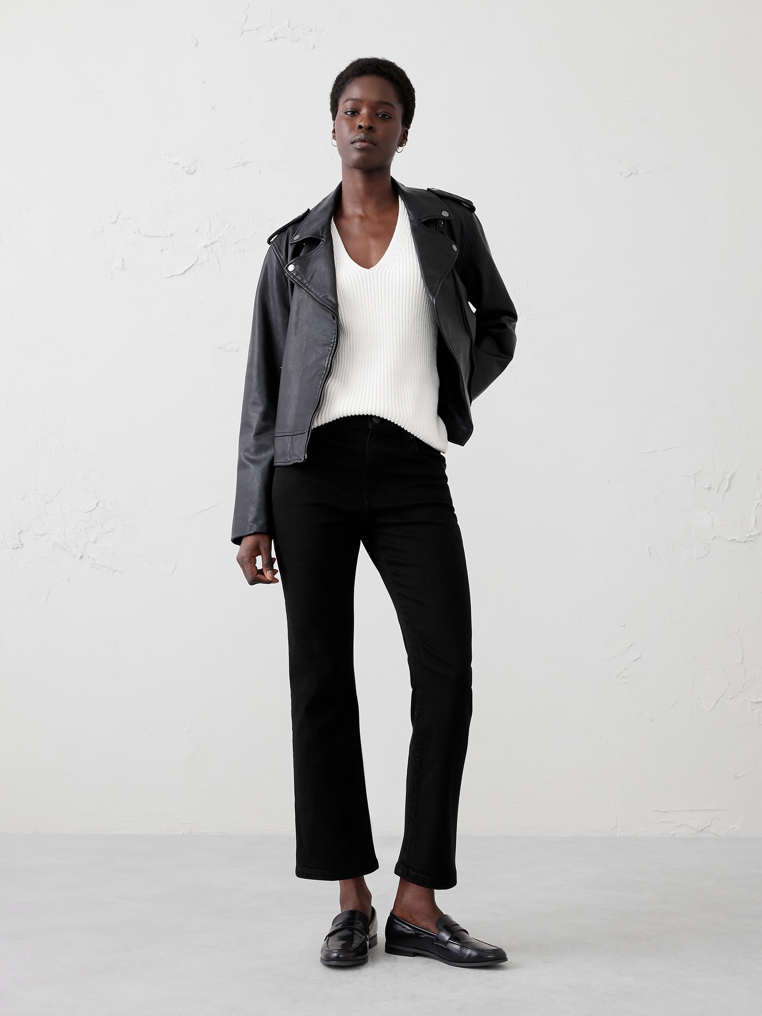 Kick Flare High-Rise Cropped Jean