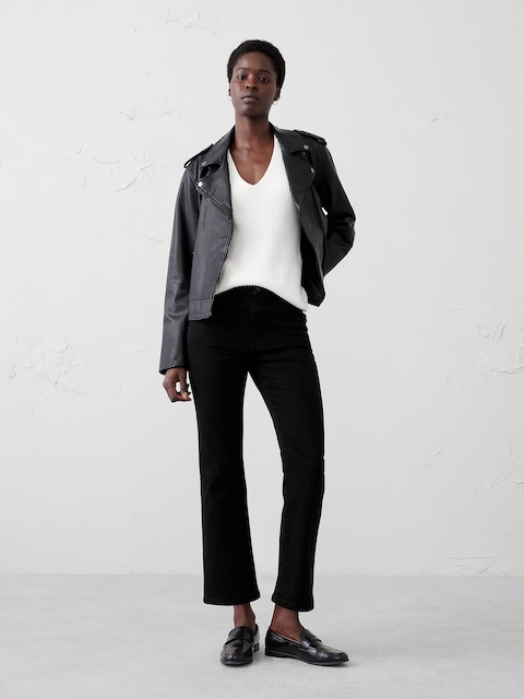 Kick Flare High-Rise Cropped Jean