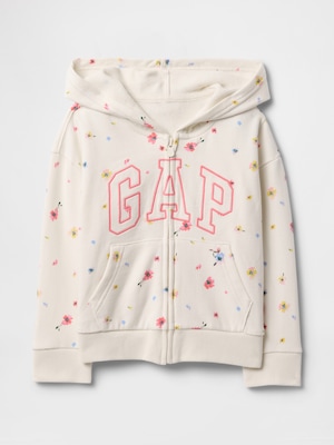 babyGap リラックス GAPロゴ ジップアップパーカー