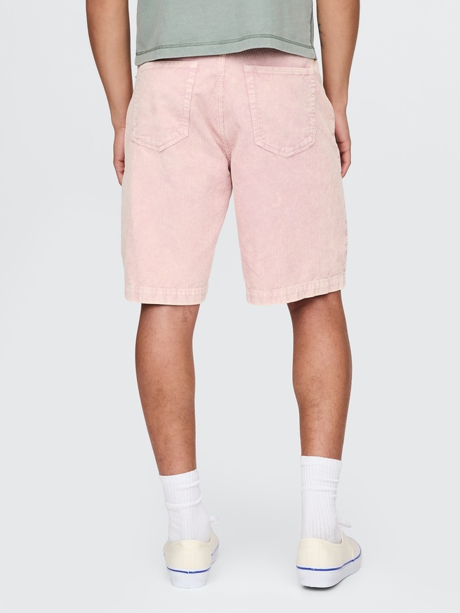 ウォッシュド コーデュロイ ショートパンツ-3