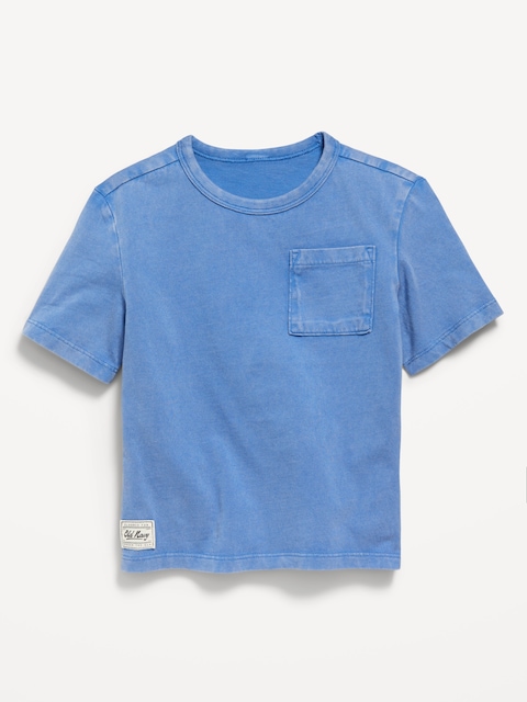 T-SHIRT SURDIMENSIONNÉ À MANCHES COURTES ET À POCHE POUR TOUT-PETIT GARÇON