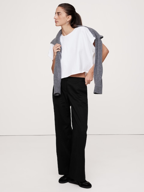 LE PANTALON À JAMBE LARGE DE TOUS LES JOURS