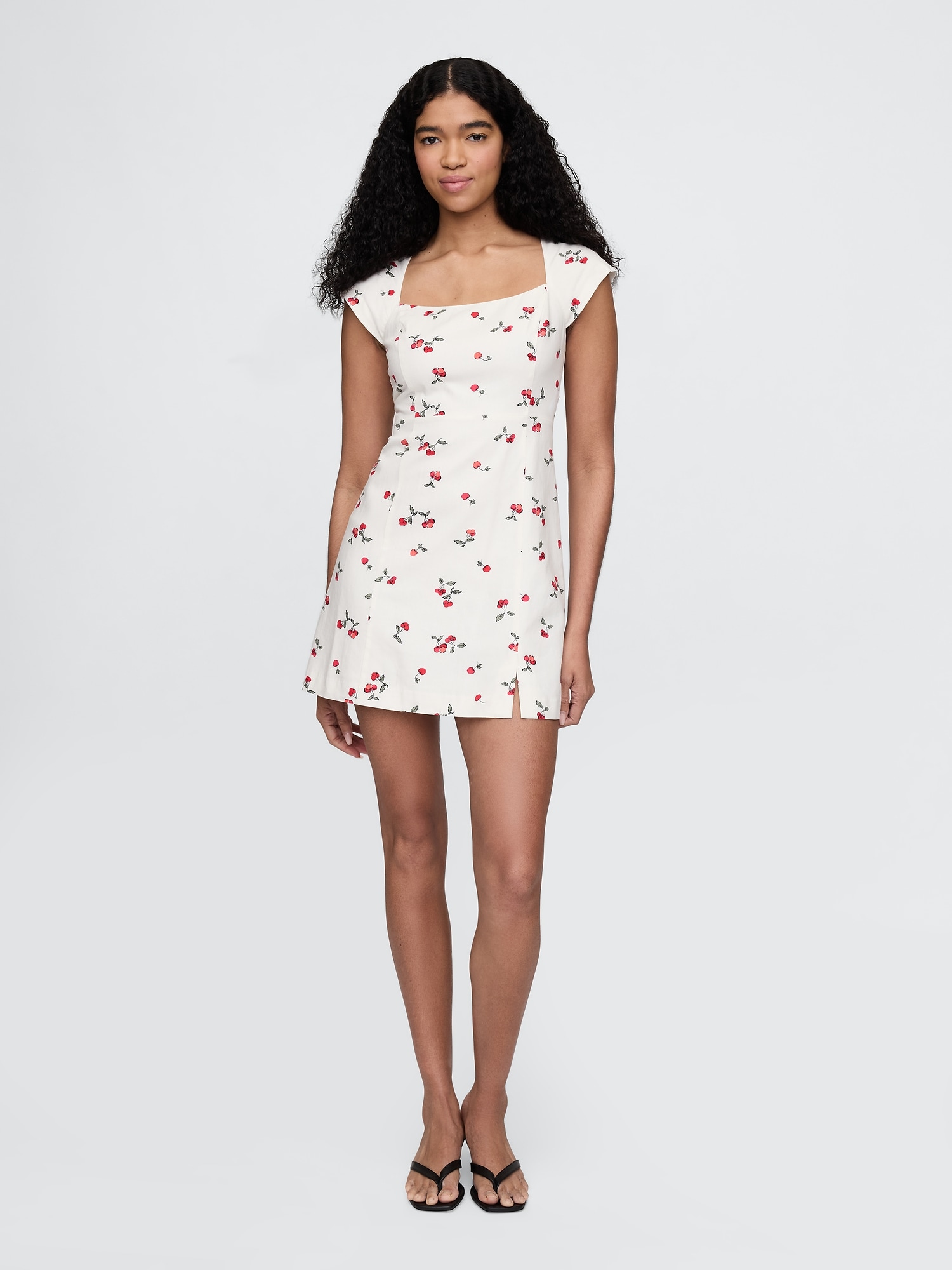 Knee-Length Linen Dress | Gap
